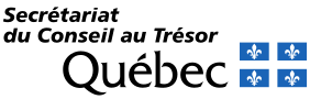 Secrétariat du Conseil du trésor logo