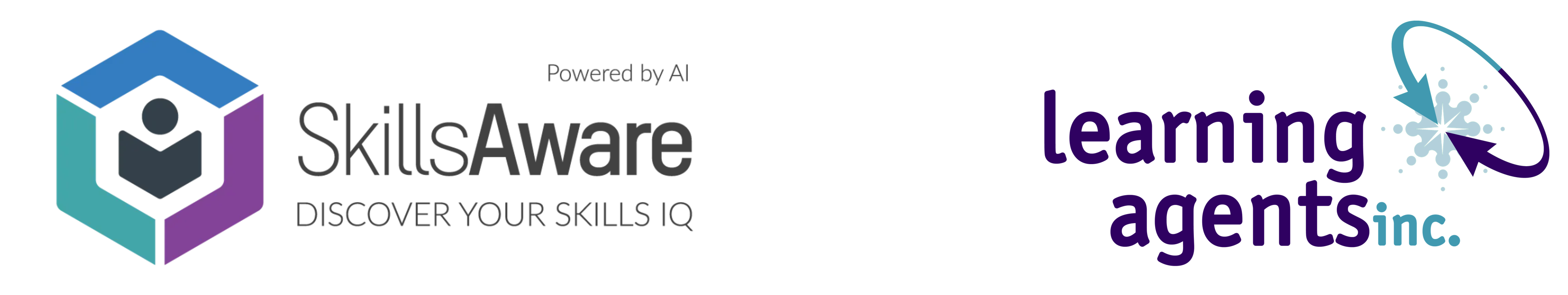 Logo banner: SkillsAware and Learning Agents