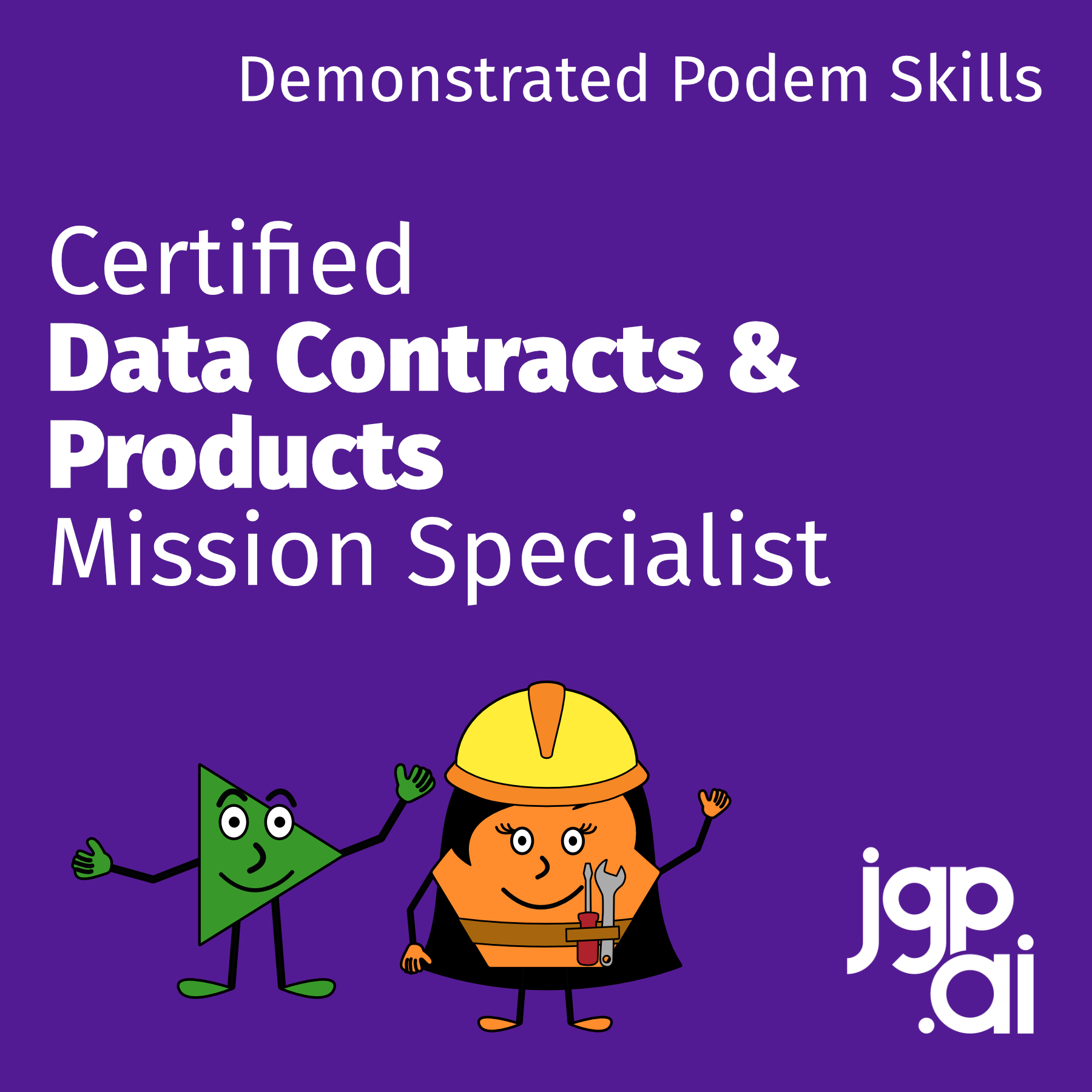 Certified Data Contracts & Products Mission Specialist