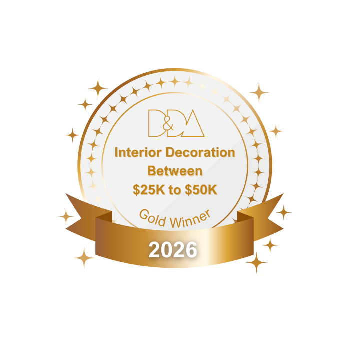 Interior Decoration Between $25K to $50K - Gold Winner 2026