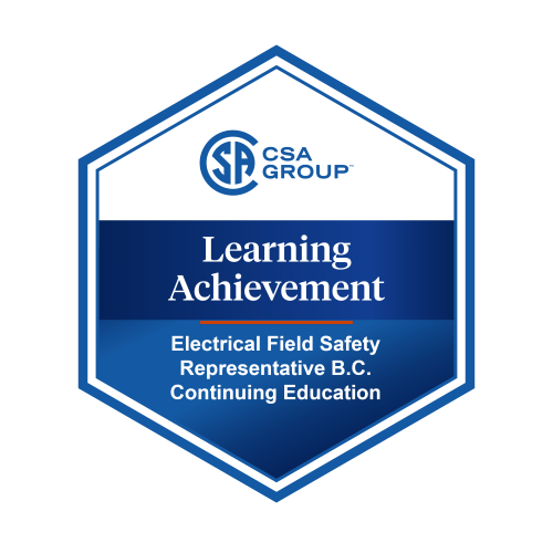 Electrical Field Safety Representative B.C. Continuing Education
