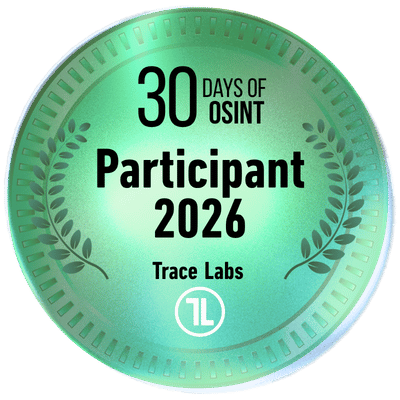 30 Days of OSINT Participant - 2026