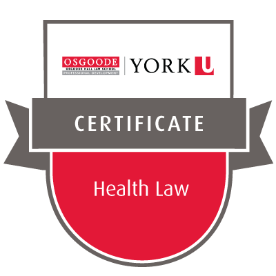 The Osgoode Certificate in Health Law