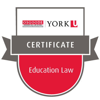 The Osgoode Certificate in Education Law