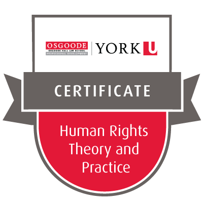 The Osgoode Certificate in Human Rights Theory and Practice