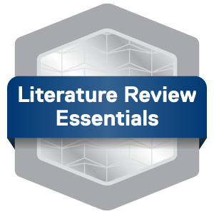 Literature Review Essentials Badge