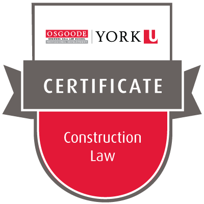 The Osgoode Certificate in Construction Law