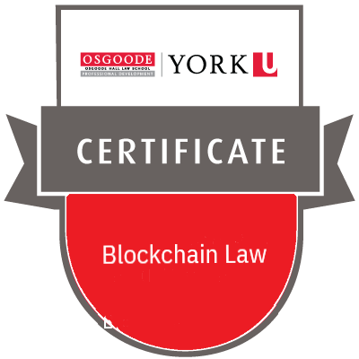 The Osgoode Certificate in Blockchain Law